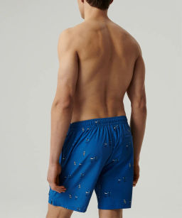 ATLANTIC KMB-224 Шорты мужские пляжные 4Way Stretch Surf голубой  фото 5