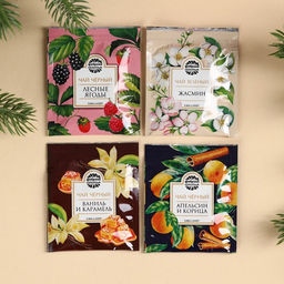 Чай в пакетика Уютного Нового года в конверте, 7,2 г (4 шт . х 1,8 г). - Фабрика счастья фото 15