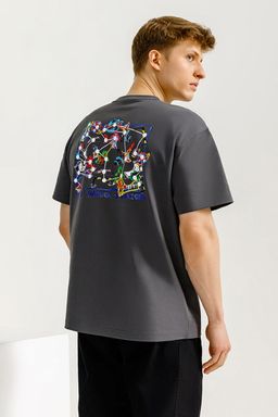 Футболка Хлопок Темно-серый - Anta фото 2