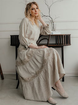 Юбка женская лен 73%, вискоза 27%