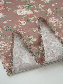 Сатин Эбби цв.винтажный пыльно-розовый, ш.1.6м, хлопок-100%, 110гр/м.кв - Купава фото 5