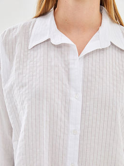 ?izgili Oversize Kad?n G?mlek