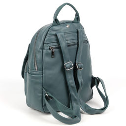 Женский рюкзак из эко кожи Z166-19 Синий - Cidirro фото 3