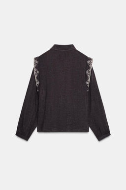 EMBROIDERED BLOUSE - Zara фото 5