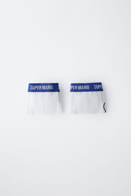 6-14 YEARS/ 2-PACK OF SUPER MARIO BROS  NINTENDO BOXERS
