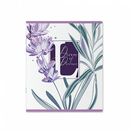 Цена за 5 шт. Тетрадь общая ученическая ErichKrause Lavender, 48 листов, клетка, выборочный УФ-лак_MIX-PACK фото 4