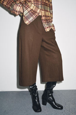 LINEN-BLEND LONG BERMUDA SHORTS ZW COLLECTION - Zara фото 10
