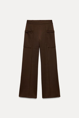 TWILL TROUSERS WITH POCKETS