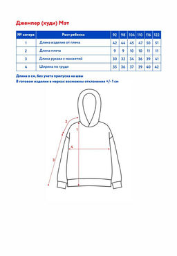 Джемпер (худи) с капюшоном д/мал. Мэт - Oldos фото 9