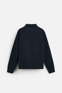 TEXTURED PIQUE POLO SHIRT - Zara фото 7