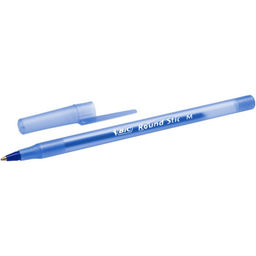 Цена за 2 шт. Набор ручек шариковых 4 штуки BIC "Round Stic Classic", узел 1.0 мм, среднее письмо, синие чернила
