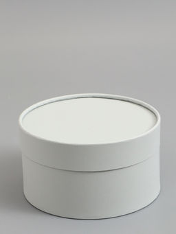 Подарочная коробка, пыльно-серый , завальцованная без окна, 18 х 10 см