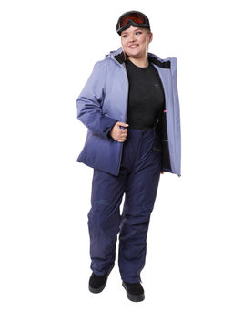 Костюм VKB-0551 Малиново-серый - Snow headquarter фото 35