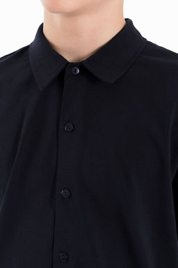 Рубашка для мальчика М224112а синий - Елена фото 5