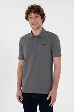 Erkek Gri Basic Ti__rt Sepette S_rpriz _ndirim - U.s. polo assn фото 2