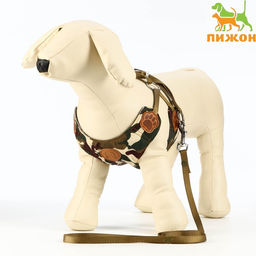 Комплект Рефлекс, размер L, поводок 95 см, ОГ 25-64 см, камуфляж