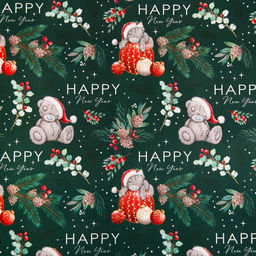 Цена за 10 шт. Упаковочная бумага «С Новым годом!», 70 × 100 см