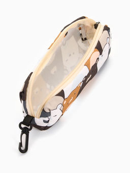 Набор: рюкзак школьный и пенал, с карманами, с принтом, размер 29?12?41 см, розовый/разноцветный