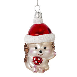 Украшение новогоднее "Ёжик", L6 W7 H9 см, 2в.