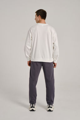 Брюки трикотажные утепленные Серый