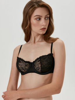 CONTE Бюстгальтер ROMANTIQUE RB6032 черный - Conte elegant фото 2