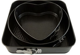 Набор из 3х форм для выпечки (Квадрат, круг, сердечко) (3149) - Мой органайзер фото 3