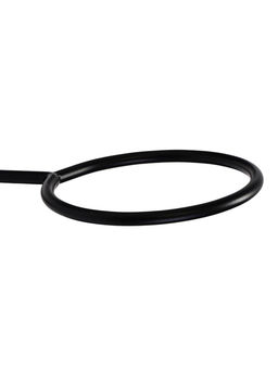 Кронштейн для кашпо, d=10 см, металлический, настенный, чёрный