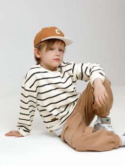 КР 400854/коричневый 1038 к584 брюки для мал - Crockid фото 3