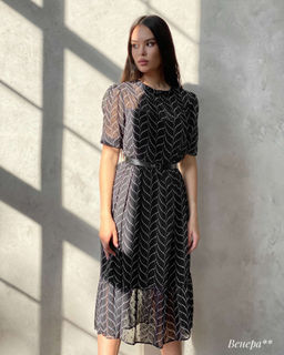 Платье Венера (черный)**