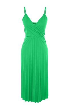 TRENDYOLMILLA Siyah Belden Ac?lanMidi Kruvaze Piliseli Ayarlanabilir Ask?l? Esnek Orme Elbise TWOSS20EL2729  фото 15