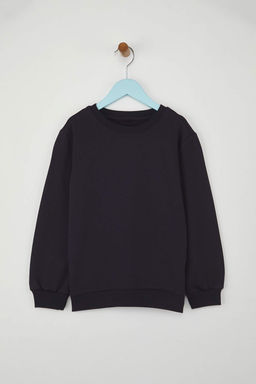 Pembe-Ekru K?z Cocuk Mevsimlik-Ince Bisiklet Yaka 2li Basic Orme Sweatshirt TKDAW25SW00000 - Trendyolmilla фото 16