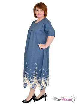 Платье Модель №597 размеры 44-82 - Plusmoda фото 5