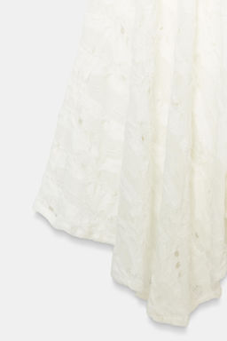 FALDA MIDI ROTOS ASIM?TRICA / Blanco roto - Zara фото 9