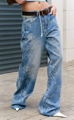 Джинсы P612-0165 l.blue