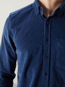 Regular Fit Uzun Kollu Kadife Erkek G?mlek