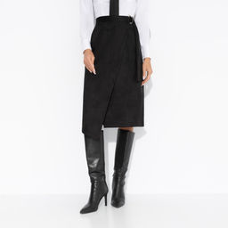 Юбка из мягкой замши, Дерзкие фантазии (чёрная) - Charutti фото 7