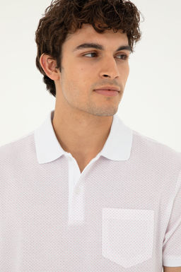 Мужская розовая футболка - U.s. polo assn фото 2