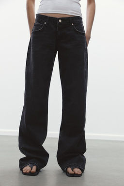 TRF WIDE-LEG LOW-RISE JEANS - Zara фото 16