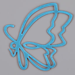 Набор для украшения Бабочки, набор 5 шт, цвет золото - Страна карнавалия фото 4