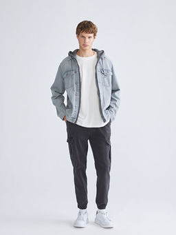 Standart Kal?p Erkek Jean Ceket