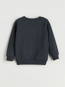 Bisiklet Yaka Erkek ?ocuk Sweatshirt