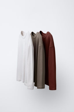 3-PACK OF PLAIN T-SHIRTS