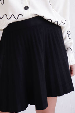 12068 Юбка чёрная вязаная - Martichelli фото 5