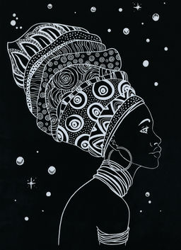 Hobbius GHPB-05 Набор для творчества Гравюра-блокнот 14 x 20 см Африканские зарисовки  фото 3