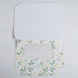 Цена за 10 шт. Кондитерская упаковка, коробка с ламинацией Flowers, 20?12?4 см