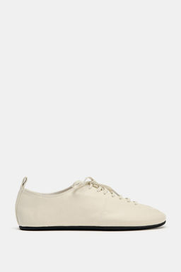 BLUCHER PIEL SOFT / blanco - Zara фото 2