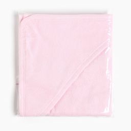 Цена за 2 шт. Полотенце-уголок махровый Крошка Я 85х85 см, цвет нежно-розовый, 100% хлопок, 320 г/м2  фото 9