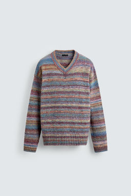 OPENWORK STRIPED SWEATER - Zara фото 8