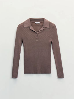 Джемпер из вискозы с отложным воротником / Zarina  фото 6