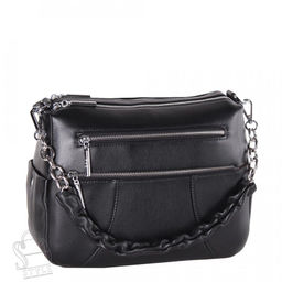 Сумка женская кожаная 0828 black Polina&Eiterou/30 в Новосибирске